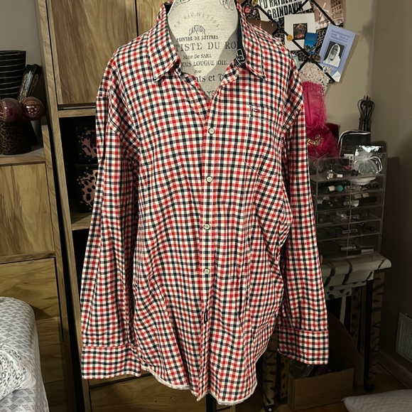 Tommy Hilfiger Plaid Long Sleeve Shirt - XXL - Picture 1 of 5